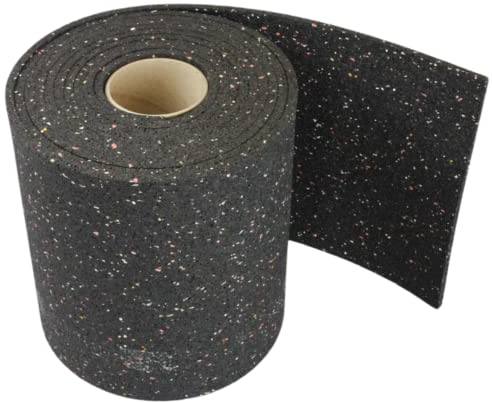 1x Antirutschmatte Ladungssicherung Gummigranulat Rolle 5000mm Bautenschutzmatte 8mm Höhe Antirutschmatte LKW 250mm Anhänger PKW Loadcare Terrassenpads