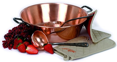 Le Parfait 2073007 Ecumoire Cuivre Manche Fonte Acier Inox 32 x 12 x 7 cm