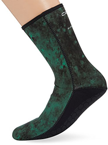 Cressi Scorfano Camouflage Socks 3 mm, Calzari in Neoprene Mimetico 3 mm, M