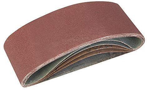 Silverline Nastri Carta Vetrata, 5 Pezzi, Set Granulometria, Assortiti - 75 X 457 Mm