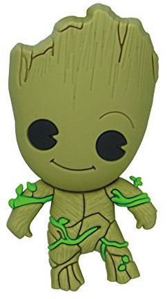 Marvel Guardians of The Galaxy Groot 3D Foam Magnet,Multi-colored,3