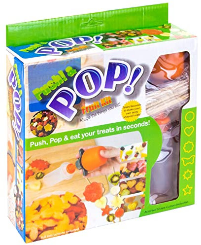 Push & Pop Fruit and Vegetable Cute Shape Food Cutter - Decorate Salad, Soup or Cake