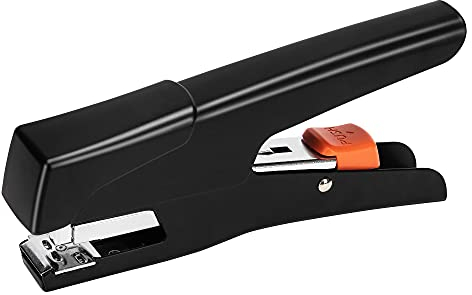 Amazon Basics Hand Held Effortless Plier Stapler, 25 Sheets, Black