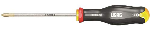 USAG U03240442 Giravite per Viti a Croce Phillips, Nero, PH 2x100
