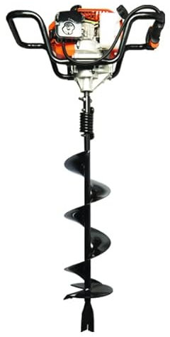 Mototrivella a Scoppio PNEA 520 a 2 Tempi a Miscela 52 CC.con trivella da 20 cm.