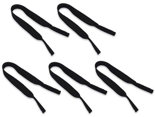 Ejoyous 5Pcs Brillenband, Sportbrillenband Sport Brillenschnur rutschfeste Neopren Elastisches Sonnenbrillenband Sportband für Sonnenbrillen Lesebrillen Sportbrillen