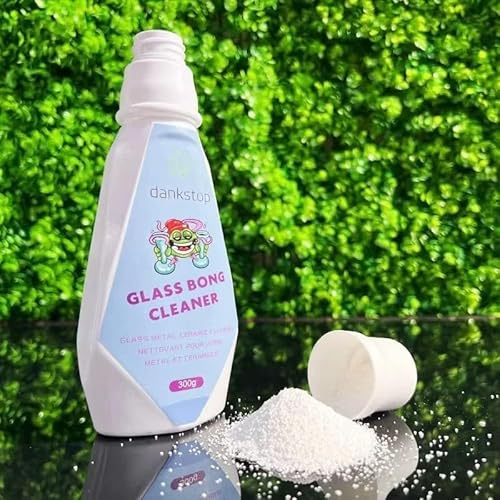 Pulitore per tubi e bong Pulitori granulari Pulisci vaporizzatori Combatte tutte le macchie ostinate Adatto per tazze e bottiglie d'acqua Bong in vetro Bottiglia di silicone di plastica 200g