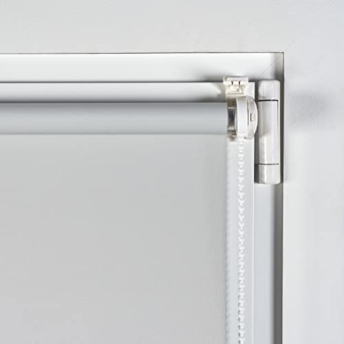 Estores Opacos sin taladrar 100% Blackout Térmicos 60x180 cm Gris
