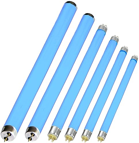 CLAR - Neon Per Zanzariera Elettrica, Lampada UV T5, Neon UV, Lampadine Antizanzare, Lampada Attinica, Lampadina Antizanzare, Lampadina Anti Insetti Per Esterno, 21,2 x 1,6 cm (6 Watts T5, Pack 5)