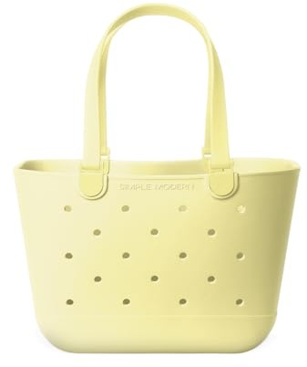 Simple Modern Waterproof Rubber Beach Bag | Large | Yellow