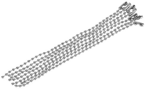 Tofficu 20stücke Teiliges Metall-kugelkettenset Silber Nickelplattiert Lange Verbindungsketten Für Anhänger Schlüsselanhänger Diy Schmuckherstellung