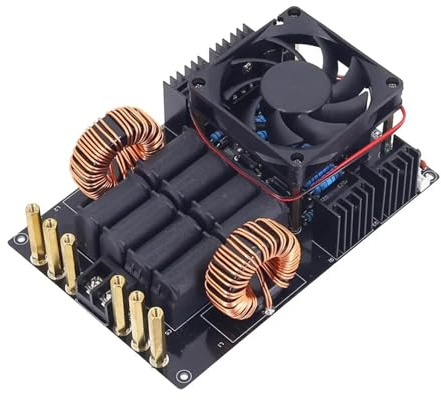 Outil d'induction thermique Pilote de chauffage par Induction haute fréquence 1000W, Module de chauffage par Induction avec ventilateur, Machine de chauffage par Induction Stable 1000W Utilisation fia