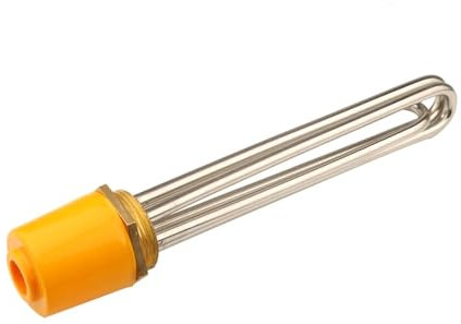 PVUVTNAHW Caloduc électrique de 1.5 pouces, 3kw, for réservoir d'eau solaire, Tube chauffant en acier inoxydable, lot de 3U, éléments de chauffe-eau à Immersion(220V 3KW)