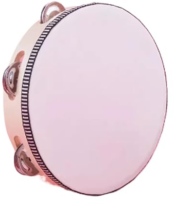 Acunny Tambourin pour - Tambourin à Main Dansant pour Adultes - Instrument de Musique à Percussion éducatif de 20,3 cm - pour débutants
