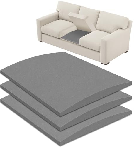 OFKAIS Couch Supports for Sagging Cushions Couch Supporter for Under The Cushions High Density Foam 24 “X 20” Furniture Seat Sagging Repair Set of 3