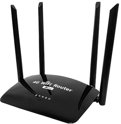Zbtlink Routeur Cat6 5G LTE avec double fente pour carte SIM déverrouillée, routeur cellulaire MU-MIMO double bande WiFi 6 avec 5 ports WAN/LAN Gigabit et USB 3.0