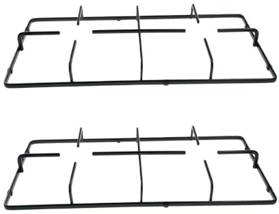 2 st. Universal spisstöd gasspis brännare gallerstativ 475 mm x 230 mm kompatibel med Beko, Panasonic, Candy, Cannons Comet, Creda och Crosslee, Electrolux, smak, dammsugare och Hotpoint 110241259