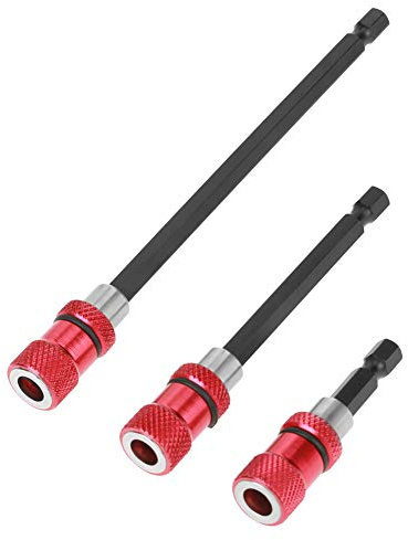 SUPPORTO PER PUNTE TRAPANO IN ACCIAIO INOSSIDABILE MAGNETE FORTE PER VITI DIFFICILI RAGGIUNGERE (60-100-150)