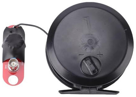 Eujgoov Portable Reel Antenna, Flexible Metal Design with 20m Wire for Efficient 3-30MHz HF Ham Radio Field Operations