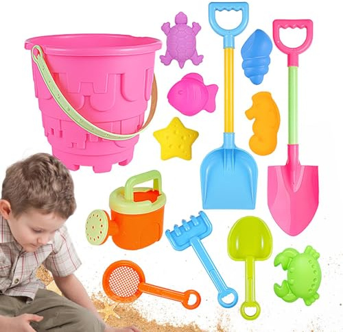 Giocattoli Da Spiaggia Per Bambini - Gioco Interattivo Pratico | Giocattoli Per Costruire Castelli Di Sabbia - Per Bambini In Età Prescolare Estate Compleanno Attività