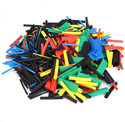 560 Pezzi Kit Guaine Termorestringenti Filo Isolante Assortimento di Guaine Avvolgicavo Ritardante di Fiamma Impermeabile e Resistente alla Corrosione per Isolamento Elettrico