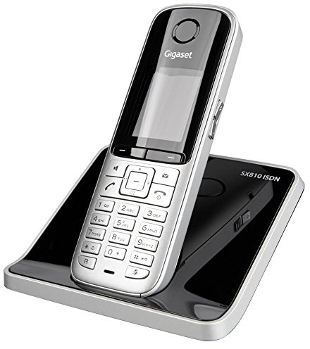 Gigaset SX810 ISDN Dect-Schnurlostelefon für den ISDN Anschluß, stahlgrau