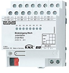 Jung 2128REG KNX Binaereingang 8-fach