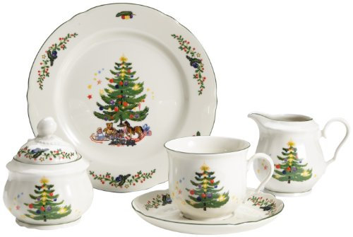 Seltmann Weiden 001.301290 Kaffeeservice Marie Luise Weihnachten, 20-teilig