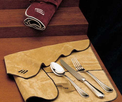 Set 7 Pezzi Tavola - Panni per Posateria in Argento Antiossidanti (Beige)