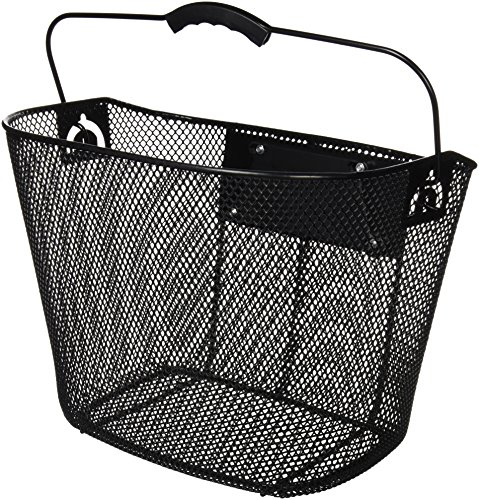 M-Wave Fahrrad Korb vorne Wave Ventura mit Griff schwarz