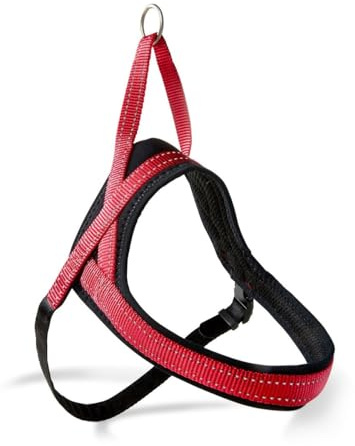 Hundegeschirr Soft & Safe reflektierend, Gr.-1: 28-35cm cayenne/schwarz