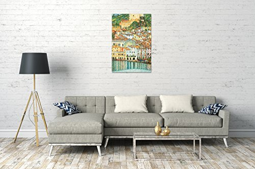 Leinwand (70x100cm): Gustav Klimt - Malcesine am Gardasee (1913)