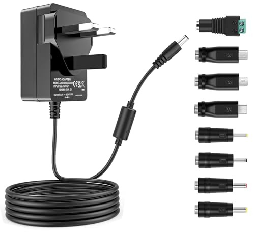 5V 3A Power Supply, AC 100-240V AC to DC 5 Volt 3Amp 2A 1A Adapter | for Android Tablets Webcam Digital Cameras Routers Recorder Bluetooth Speaker TV Box GPS and More 5V Electronics