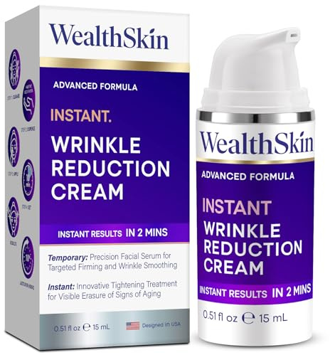 Instant Rapid Wrinkle Eye Cream: Temporary Effects Firm & Lift Under Eye Bags and Reduction Puffiness and Remover Dark Circles - 60 Second Tightener 30mL