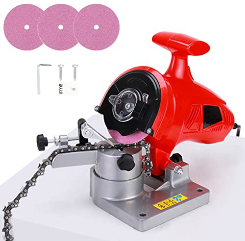 Kettensäge Schärfgerät 250W Kettensägenschärfer Tragbarer Kettenschleifer Kettenschärfgerät,Schnelles Schärfen einer Kettensägenkette