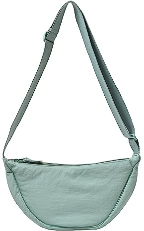Borsa a Tracolla,Borsa a Tracolla per Donna Borsa a Tracolla Piccola in Nylon a Mezzaluna Morbida Borsa a Tracolla Casual Borsa a Tracolla Zaino a Tracolla