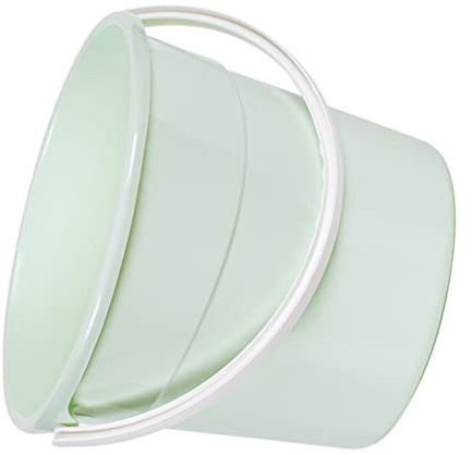 Green Pp Cleaning Bucket with Handle 12.2l round Pail