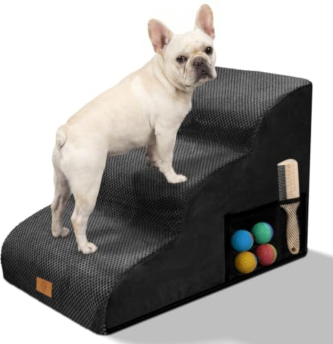 MASTERTOP Escalier pour Chien Canapé à 3 Marches en Mousse Haute Densité