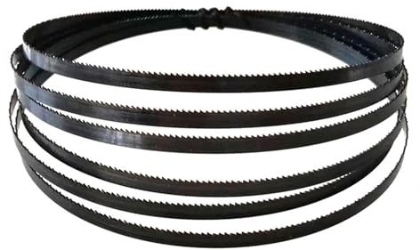 3 hojas de sierra de cinta de 2780 x 6 x 0,63 mm/109,5 x 0,24 x 0,025 pulgadas, 14 TPI, hojas de sierra de cinta for carpintería, PVC y aluminio