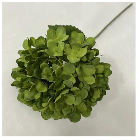 LXHZSY Hortensia Artificielle Lot de 5 pivoines artificielles en Soie, Dahlia, Beau Bouquet, décoration d'automne for la Maison, Mariage, Hortensia, Fausse Fleur, décoration de Table(Color-11)