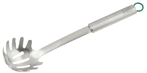 Chef Meet Fackelmann - Cuchara para espaguetis de acero inoxidable 18/10, mango ergonómico, apta para lavavajillas, ideal para los amantes de la pasta