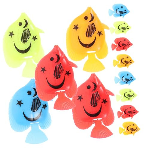 Sosoport 25stücke Kunstfisch Aquarium Dekoration Schwimmende Für Fischbecken Lebensechte Wasserlandschaft Dekorative Fische Random Style