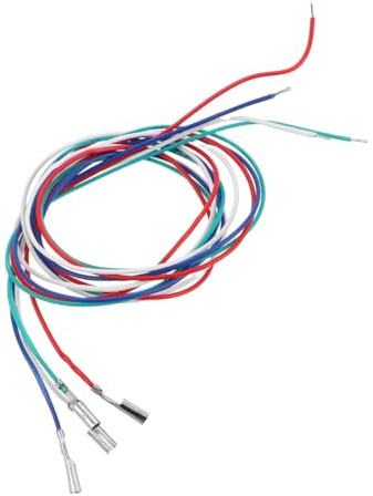 HANABASS 4 Stück Plattenspieler Anschlusskabel für Tonabnehmer und Phono Headshell Kupfer Schnelle Ersetzung Klare Klangübertragung | Tonkopfkabel als Ersatzzubehör, Stabile Audioübertragung, Klare Wiedergabe und Schneller Wechsel