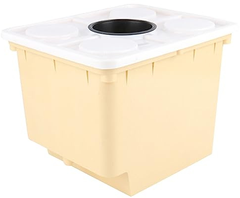 TOYANDONA Dutch Barrel Planter Box for Hydroponic Grow Soilless Cultivation Barrel for Greenhouse Vegetable Fruit Planting