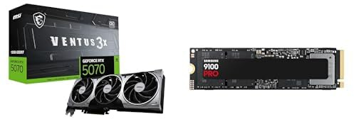 MSI GeForce RTX 5070 12G Ventus 3X OC + Samsung 9100 Pro NVMe M.2 SSD