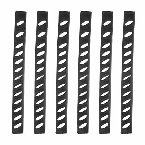 HARFINGTON 100Pcs Blade Edge Guard 8.46 x 0.79 x 0.15 Plastic Anti-scratch Knife Guards Blade Edge Protector for Kitchen Knife Protection Sleeves Cover, Black