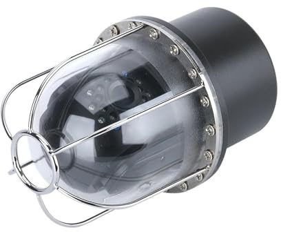 SDSKZOZP Cámara de vídeo for Pesca submarina, IP68, Resistente al Agua, 20 LED, cámara panorámica giratoria 360 ​​Grados