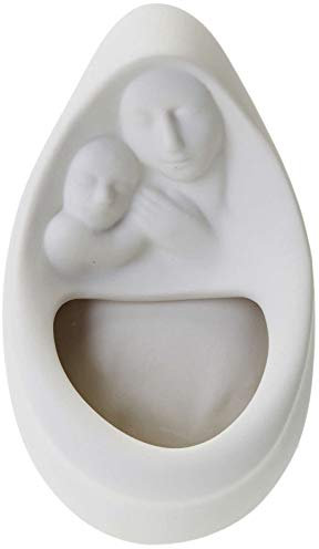 Holyart Bénitier, Vierge à Enfant Francesco Pinton 13 cm