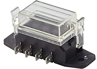 HELLA 8JD 005 993-082 Sicherungsdose - 4-polig - Stecker: Flachstecker - Stecker: 8 x side (6,3x0,8)