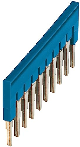 Schneider ELEC PBT – SYS 40 65 – Brücke 10 Brücke für Anschlussklemme steckbar 4 mm2 Blau